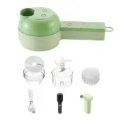 Handheld Electric Vegetable Cutter Set Cordless Mini Slicer and Chopper