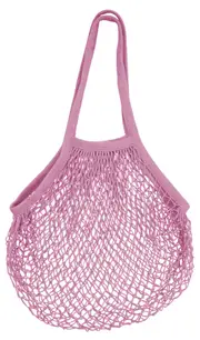 Long Handle String Market Bag (Pink )