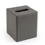 Mornington Square Tissue Box Cover - Charcoal