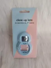 Close-Up Lens for Mini 7S, 8,8+,9 KT cameras Baby Blue New