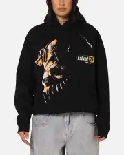 [73 Studio] 73 Studio X Fallout '76 Fallout Premium Hoodie Black - Size M M Black
