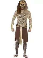 Zombie Egyptian Pharaoh Mummy Evil Halloween Fancy Dress Costumes Headpiece