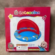 New Bestway Cocomelon 39" Inflatable Shaded BabySwimming Pool