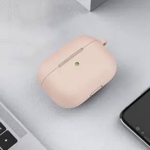 2021新款airpods3保護套airpods創意蘋果耳機保護殼液態硅膠pro殼防摔軟殼簡約色盒三代airpod無線藍牙可愛薄