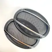 Pair 6x9" Speaker Cover Grill For Car Audio DJ PA Speakers ABS Frame Metal Mesh