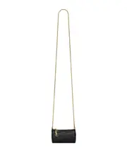 micro sade tube in lambskin One size black
