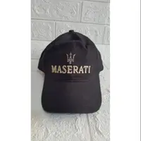 在飛比找蝦皮購物優惠-瑪莎拉蒂 Maserati F1賽車帽 汽車LOGO帽子 運