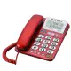 SANLUX 台灣三洋 有線電話機 TEL-851 紅色