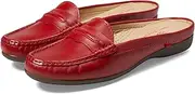 [MARC JOSEPH NEW YORK] Women's Leather Made in Brazil Luxury Mule Slide with Penny Detail