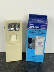 Westek Cats Eye 7050 Motion Sensor Detector Portable Security Alarm w/ Light NOS