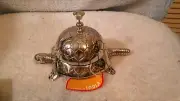Silver Turtle Tortoise Reception Desk Calling Bell Made In India New With Tag