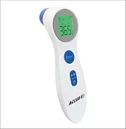 TooToo Infrared Laser LCD Thermometer with Fever Alarm - White