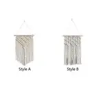 Macrame Wall Hanging Tassel Window Home Accent Bohemian Tapestry Wall Decor