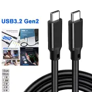 USB C to USB C 3.2 2X2 Cable 100W/5A PD Fast Charging 20Gbps 4K Video Data Cord
