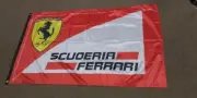 FERRARI SCUDERIA FLAGS 5FT X 3FT. 2 GROMMETS. DINO, 308GT ENZO 512 BOXER 348 F1
