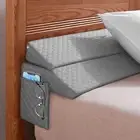 Queen Size Bed Wedge Pillow - Bed Gap Filler Mattress Wedge Headboard Pillow Clo