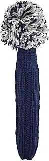 Jan Craig Handmade Headcover for Fairway Wood Navy/White/Silver
