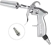 Compressed Air Gun for Quick Drying and Blowing Out - Air Blow Gun with Aluminium Casing, Includes Adapter