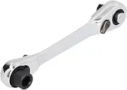 Mini Ratchet Set 1/4in 72 Teeth Quick Socket Wrench with Hex Screwdriver Bit Driver, 2 Use Spanner, Compact, Durable, Easy to Carry