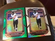 2 Travis Kelce #95 2023 Prizm Draft GREEN SILVER Cincinnati Bearcats CHIEFS LOT