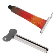6 Pcs Stainless Steel Toothpaste Tube Squeezers Metal Key Toothpaste Squeezers for Cosmetic Tubes S