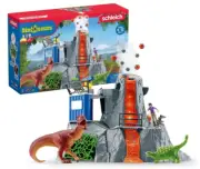 Schleich Dinosaurs Volcano Expedition Base Camp Playset 42564 Figures Dinos