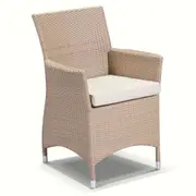Roman Outdoor Wicker Dining Arm Chair - Outdoor Wicker Chairs
