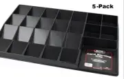 NEW 5-PACK BCW Black Card Sorting Tray Organizer Holder for Sports Trading Cards