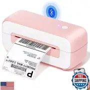 Phomemo Pink Bluetooth Thermal Label Printer 4x6, Shipping Label Printers for