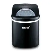 Maxkon Small Ice Makers Countertop - 9 Cubes Ready in 6-12 Mins, 12Kgs in 24Hrs,
