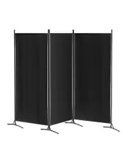 [Artiss] 3 Panel Room Divider 260x180cm in Black
