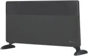 Ausclimate 2000W Ec0Smart Pro Large Panel Heater - Charcoal Black