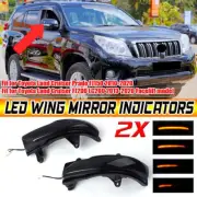 2x For Toyota Land Cruiser FJ200 Prado FJ150 10-20 Dynamic Side Mirror Light