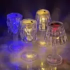 Transparent Shell Mini Led Desk Lamp Small Table Light Bedside