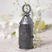 Mini Revere Lantern in antique tin - 9 inch