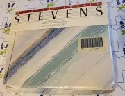 Vintage Steven’s One Twin Flat Sheet 180 Thread Multicolored Vintage 80s 90s