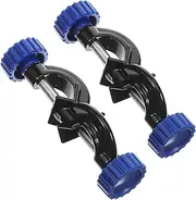 Kichvoe 2pcs Adjustable Bosshead Clamp Holder Right Angle Clamp Holder for Laboratory and Home Use