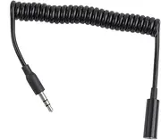 LIFKICH Male to Female Flexible Spring Audio Extension Cable Portable Earphone Connector for Mobile Devices High Fidelity Design Bending Resistant for Headphones