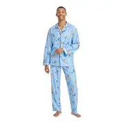 *NEW* Bluey Men's Coat Christmas Pajama 2 Piece Set Size 2XL