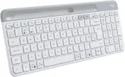 Logitech K580 Slim Multi-Device Wireless Keyboard, Off-White