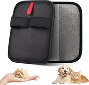 2PCS Pet Hair Remover, Electrostatic Pet Hair Removal Gloves, Reusable Cat & Dog Hair Remover for Couch, Furniture, Carpet, Car Seat, Upgraded Animal Fur Removal Tool, Cat Grooming Gloves