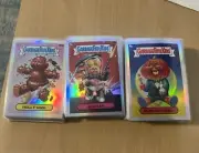 Garbage Pail Kids GPK Chrome 4 Base Refractor Set 125a-166b, AN1a-AN6b COMPLETE