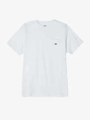 Obey - Jumbled T-Shirt, White w/ Logo on Pocket, Small