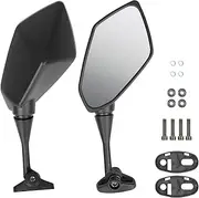 Motorcycle Mirrors For CBR600RR 2003-2011 For CBR900 1998-2003 For CBR1000RR 2004-2007 Motorcycle Rearview Mirror Reflector Side Mirrors Motorcycle Rear View Mirror(Black)