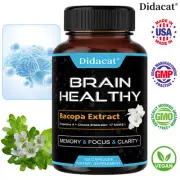 Brain Health Nootropic Supplement Support Focus Energy Memory & Clarity