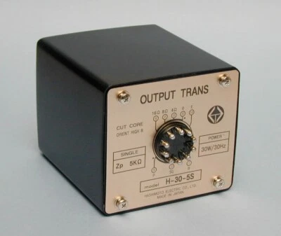 A pair of Hashimoto H-30-5S (Sansui ) Output Transformer 30W Single 5K