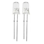 100pcs 5mm Colorful Fast Flashing LED Diode Electronics Emitting Light 3-3.2V