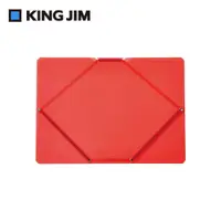 在飛比找誠品線上優惠-KING JIM Cheers!霓虹色文件收納夾/ 紅色