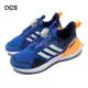 adidas 童鞋 RapidaSport BOA K 中童 大童 藍 白 旋鈕 緩震 運動鞋 小朋友 愛迪達 IE4543