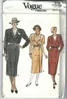 Vogue Sewing Pattern 9159, Vintage Coat Dress, Size 14 - 18, Uncut
